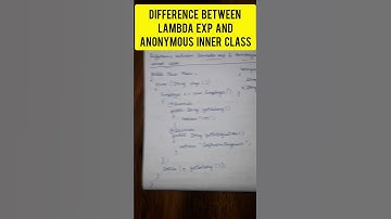 Difference between lambda expression and anonymous inner class #java #javaprogramming #learning