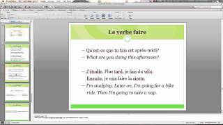 BSU Online French - Structure 4.4