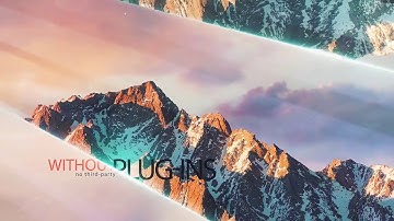 FREE DOWNLOAD AFTER EFFECTS TEMPLATE Reflected Parallax Slideshow