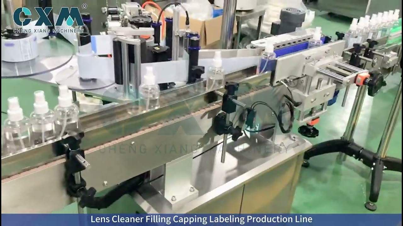 End-to-End Precision: Inside a Lens Cleaner Filling, Capping & Labeling Line