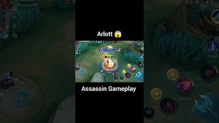 Arlott 😱 Nonstop Killer Squad Solo Rush 🔥Assassin Gameplay Mlbb Short #mobilelegends #viral #shorts