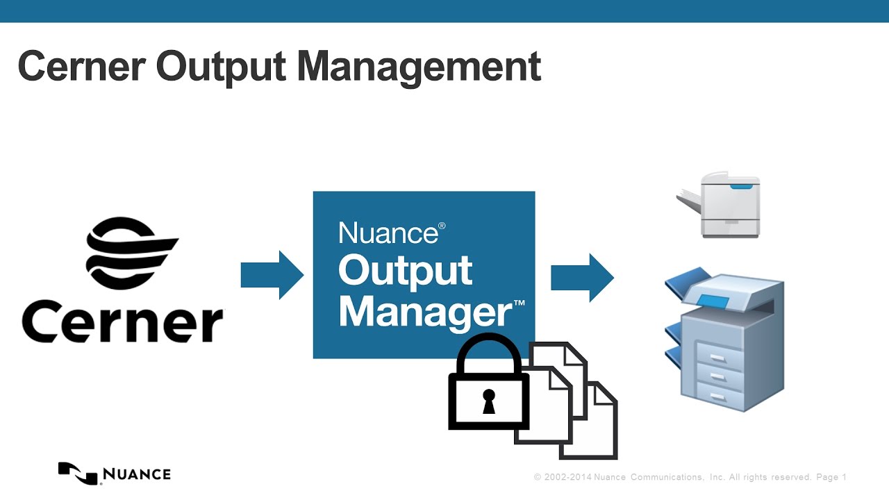 Nuance Output Manager and Cerner Print Management with Konica Minolta