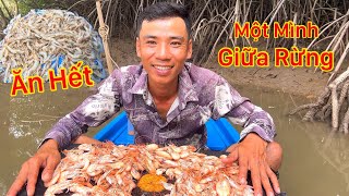 Quá Trời Rồi Một Cái Khe Nhỏ Tôm Cá Không Ngờ Tới Ăn Hết Tại Rừng