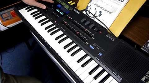 Casio HT-700 demo by Synthdude.
