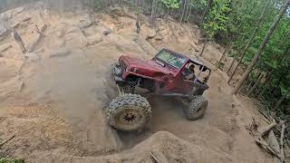 TRAIL 15! JEEPS HITTING THE TOP HARD!  @windrockpark @WheelingWindrock @Jeep @TheOutlawOffroad