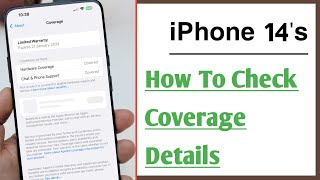 Iphone 14, 14 Pro How To Check Coverage Details