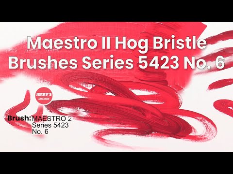 da Vinci Maestro 2 Hog Bristle Brushes