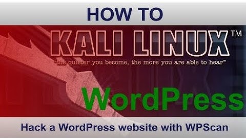 @kali @linux @WPscan @wordpress admin -password. #wpscan.  #attack.#hacker. @CmGoup