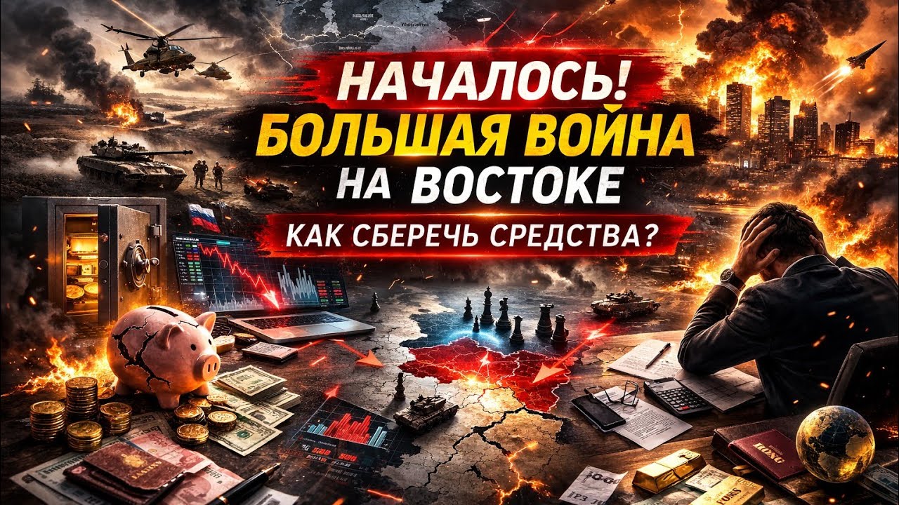Началось! БОЛЬШАЯ ВОЙНА НА ВОСТОКЕ» Как сберечь средства?