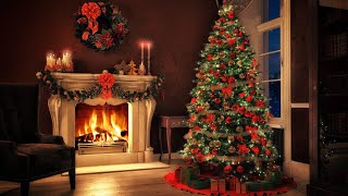 Ambient | Relaxing Christmas Music with Fireplace | Видео на час