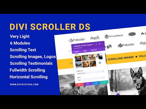 Divi Scroller DS - DiviStation