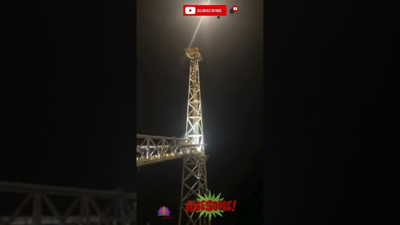 Smartest way💆 to Set fire 🔥in Oil Rig for waste gas💨