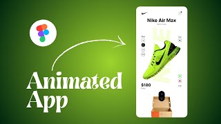 Figma Tutorial : Nike Shoes App UI Animated | #tutorial #figma