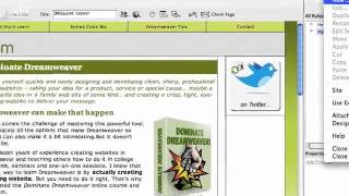 Create a CSS rollover menu in Dreamweaver