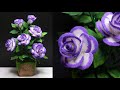 Ide Kreatif Bunga Mawar dari Styrofoam Bekas | DIY Styrofoam Rose Flowers