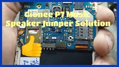 Gionee P7 Speaker/Ringer Jumper Solution