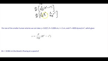Math 1A 3.8 Example 7 Blood Flow
