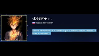 /Aura/Decimo resorts to cheating because he is losing clean