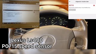 Lexus Ls400 speed sensor ⚙️ problem P0715 Solved 💯