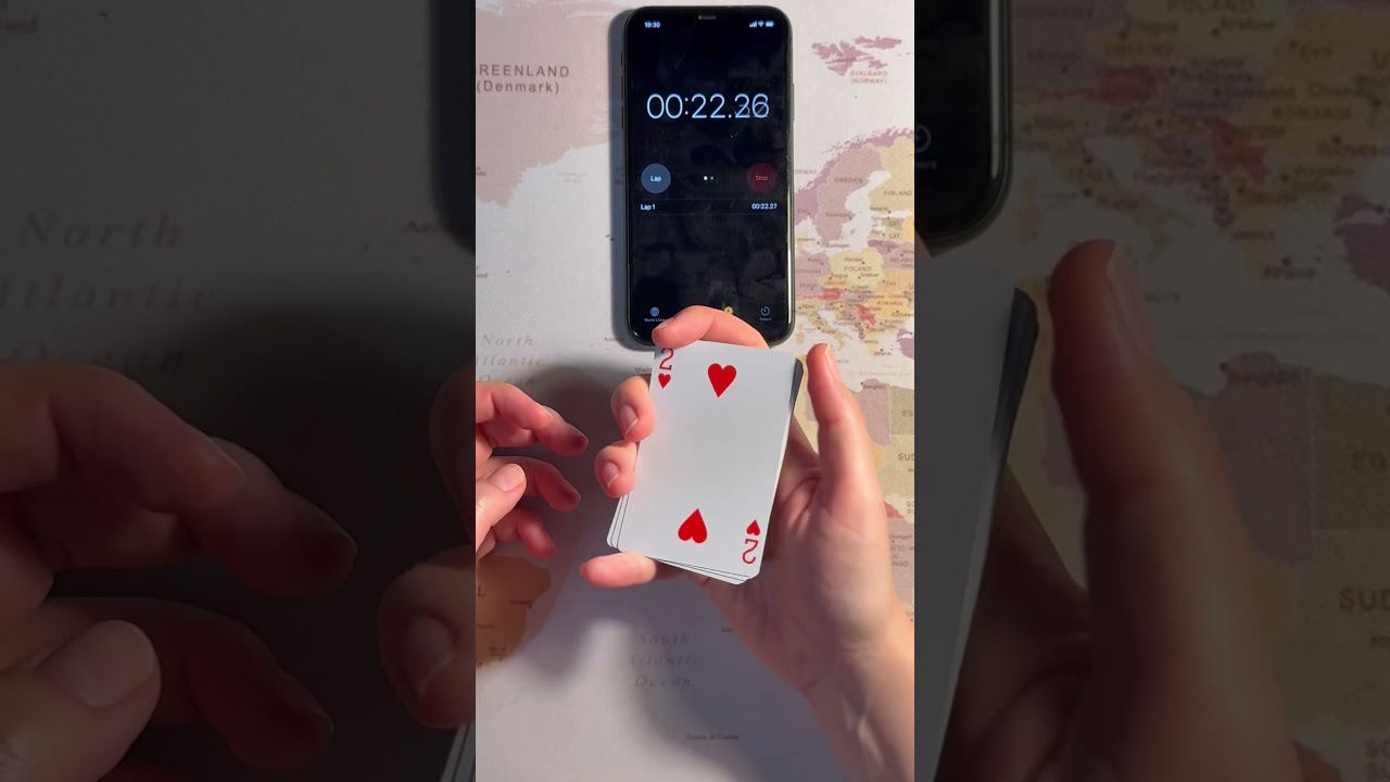 Memory exercise with cards 06.10