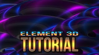 ABeautiful Animation Background From The Element 3D in After Effects plugin #179