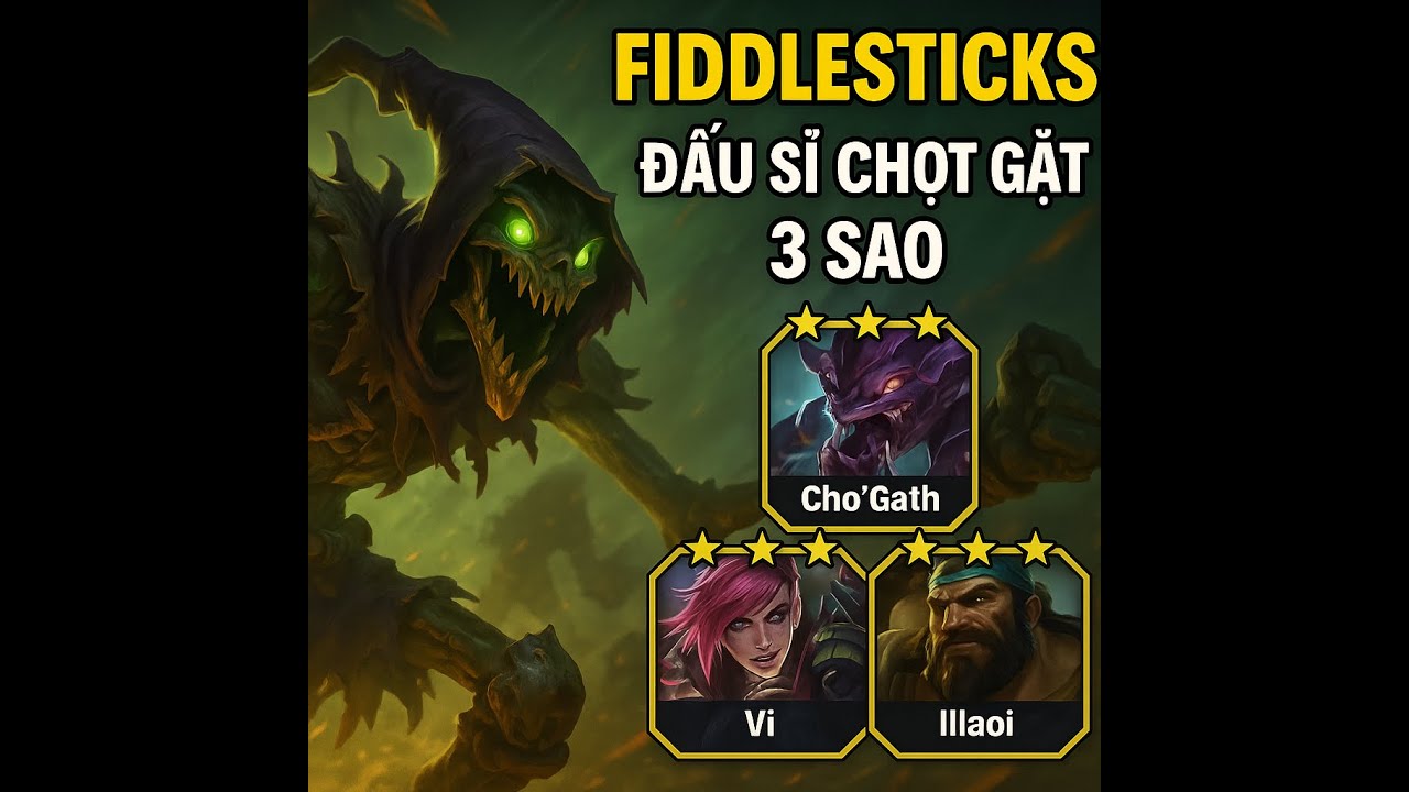 ĐTCL FiddlesTicks Với đội hình Đấu Sĩ Full 3 sao Lọt Top 3 # ...