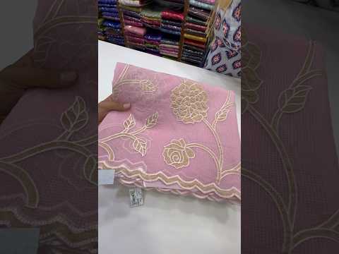 Very light weight, Kota silk saree with Applique Work | Priced at ₹3,510/- | #sanjar #kotasilk