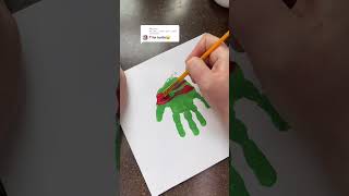 T is for turtle! ✨handprint keepsake book for kids✨