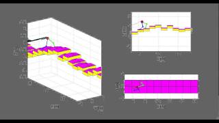 Walking on Peak Triangular Terrain (Phase Space Planning)
