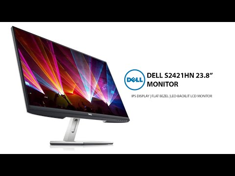 Dell S2421HN 24 Inch Full HD 1080p IPS Monitor | Unboxing Cinematic Video