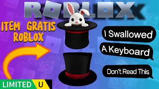 CARA MENDAPATKAN ITEM FREE UGC LIMITED Magician Hat | Bubble Chat | Rabbit in a Hat Roblox