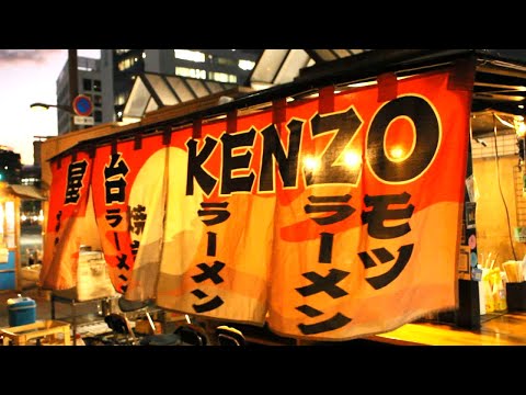 Japanese street food with the most delicious ramen and grilled ramen.｜japanese food stall