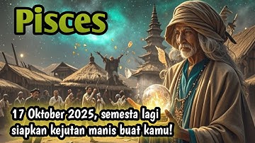 Zodiak Pisces Hari Ini ‼️ 17 Oktober 2025, semesta lagi siapkan kejutan manis buat kamu!