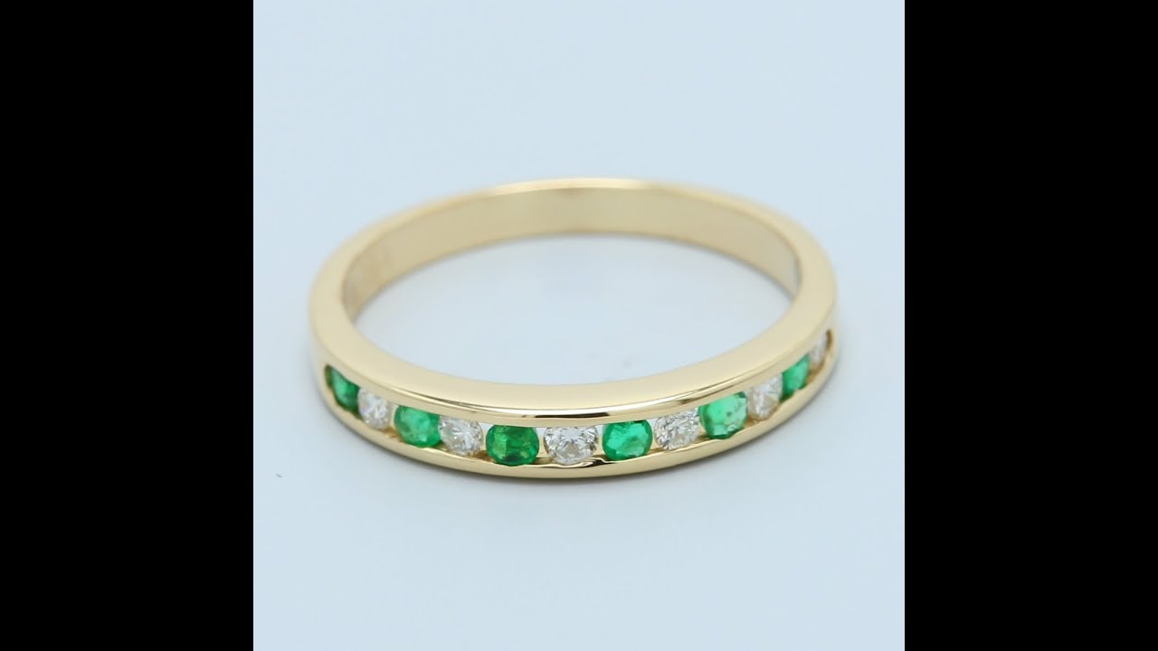 Diamond and Emerald Band
