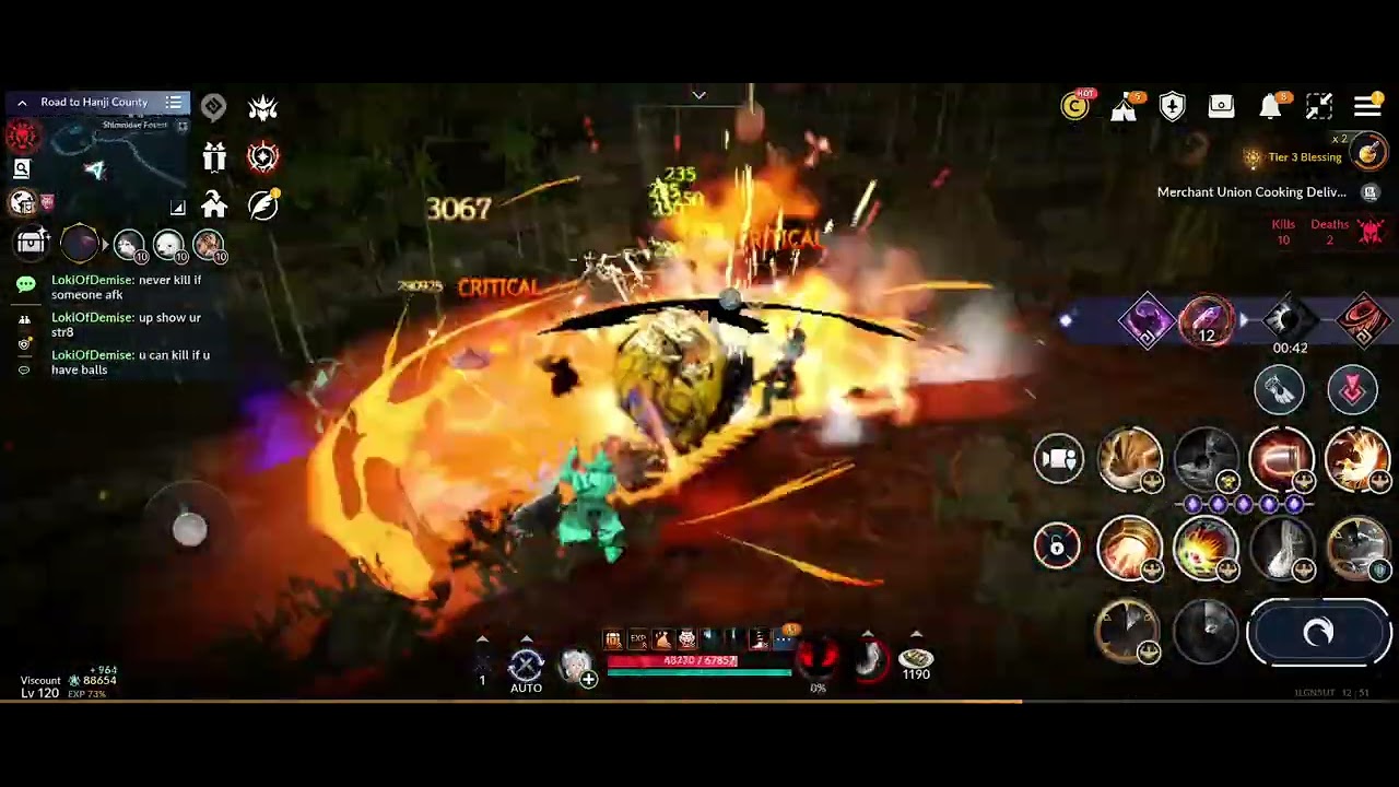 BLACK DESERT MOBILE FIGHTING AGAINST 90K+ IT'S PAYBACK TIME KILLING ME WHILE AFK