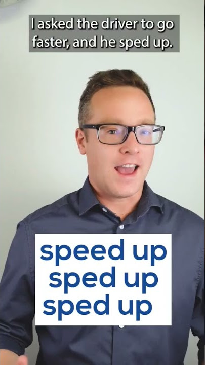 Uncommon irregular  verb: Speed, sped, sped