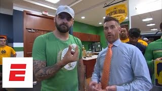 Notre Dame 'Trick Shot Monday' with Mike Golic Jr. and Marty Smith | ESPN