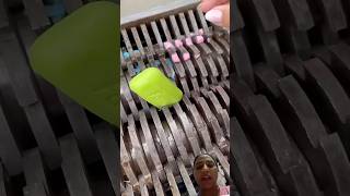 Soap crush by hydraulic machine #soap #machine #shredding #asmr #viralshort