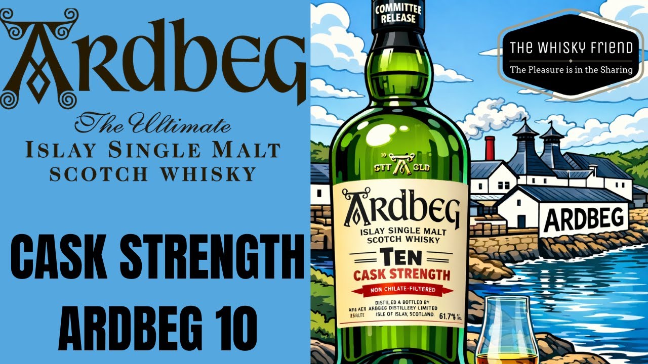 Этот виски наконец-то прибыл....ARDBEG 10 бочковой крепости...61,7% об.