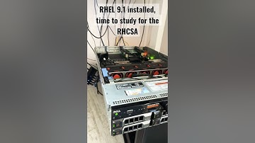 #RedHat #Linux installed on my new #Dell #PowerEdge #R730. Time to study for the #RHCSA 😁❤️