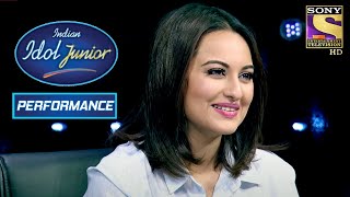 Amit Kumar's Song Leaves A Lasting Impression On Sonakshi | Indian Idol Junior 2