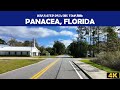 🚗 4K Scenic Drive Through Panacea, Florida | Serene Views &amp; Coastal Beauty 🌅🌊