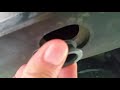 Toyota Sienna rubber plugs for holes of the center floor side member extensionsunder vehicle