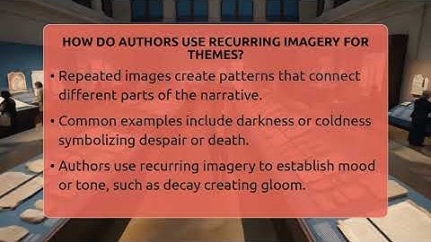 How Do Authors Use Recurring Imagery For Themes? - The Prose Path