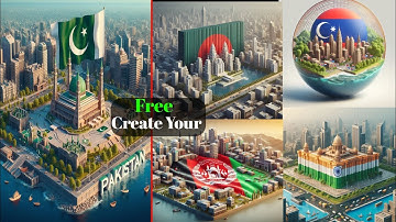 How to make micro world with Ai free | Bing image creator tutorial  | Bing Ai portraits trend 2024