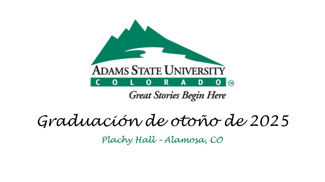 Ceremonia de graduación de otoño de 2025 de la Universidad Estatal de Adams