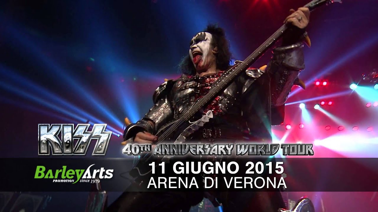 VIDEO: KISS VERONA, ITALY CONCERT COMMERCIAL | Paul Stanley, image size:1280x720
