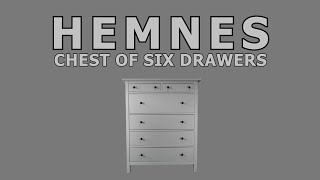 How to build | Ikea HEMNES Chest Of Six Drawers Assembly| Put It Together