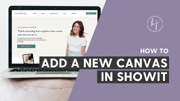 How to Add a New Canvas in Showit