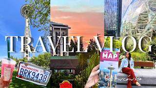 I'm flying to Seattle! | First impressions, Space Needle and Amazon Spheres | What's next